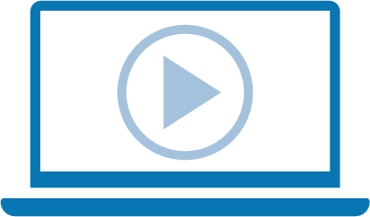 laptop video icon