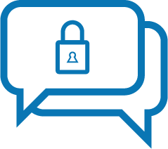 secure communication icon
